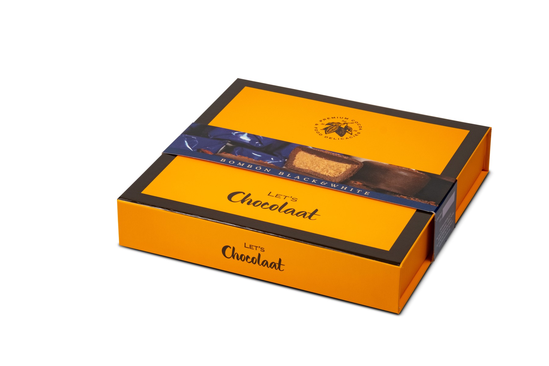 150g Box of Black & White Praline Chocolates