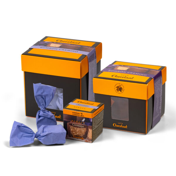 Cubo Bombón Praliné Cremino