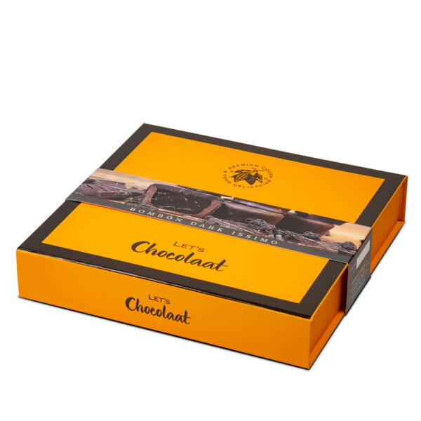 Estuche 150gr Bombón Praliné Dark Issimo - Imagen 4