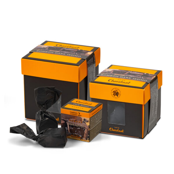 Cubo Bombón Praliné Dark Issimo