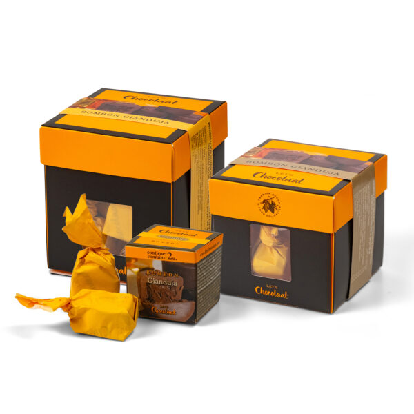 Cubo Bombón Praliné Gianduja
