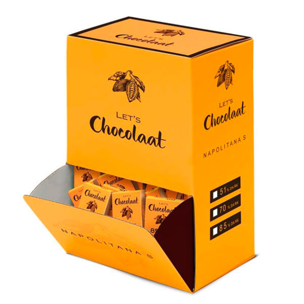 Napolitanas 5g 51% - Caja dispensadora 1 kg