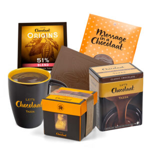 Pack 25€ Bombones Gianduja 120gr + Chocolate a la taza Clásico