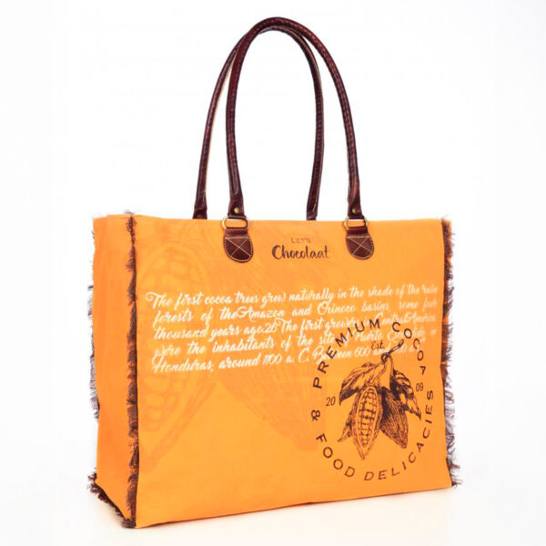 Tote bag Lets Chocolaat Criollo Yellow - Imagen 2
