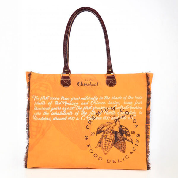 Tote bag Lets Chocolaat Criollo Yellow - Imagen 3