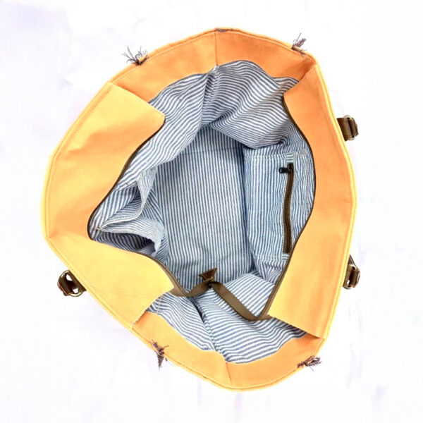 Tote bag Lets Chocolaat Criollo Yellow - Imagen 5