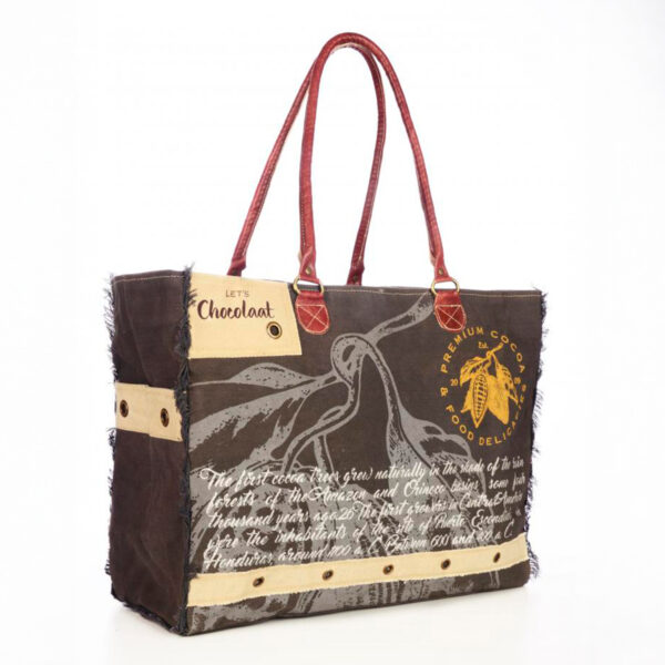 Tote bag Lets Chocolaat Forastero Brown - Imagen 2