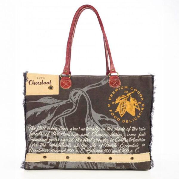 Tote bag Lets Chocolaat Forastero Brown - Imagen 3