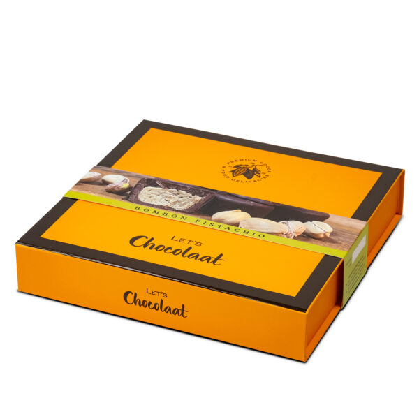 Estuche 150gr Bombón Praliné Pistacho - Imagen 4