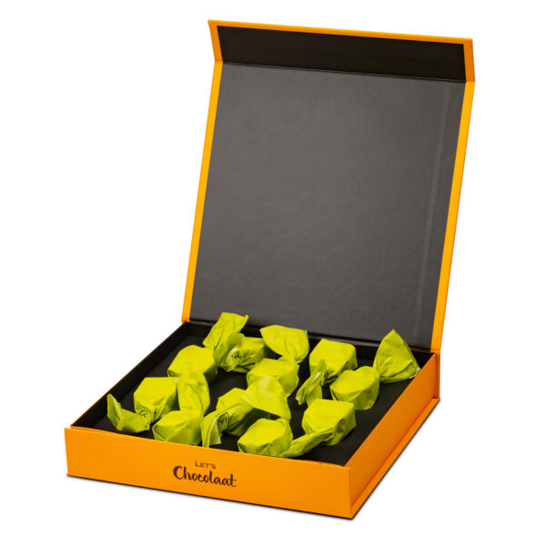 Estuche 150gr Bombón Praliné Pistacho - Imagen 2