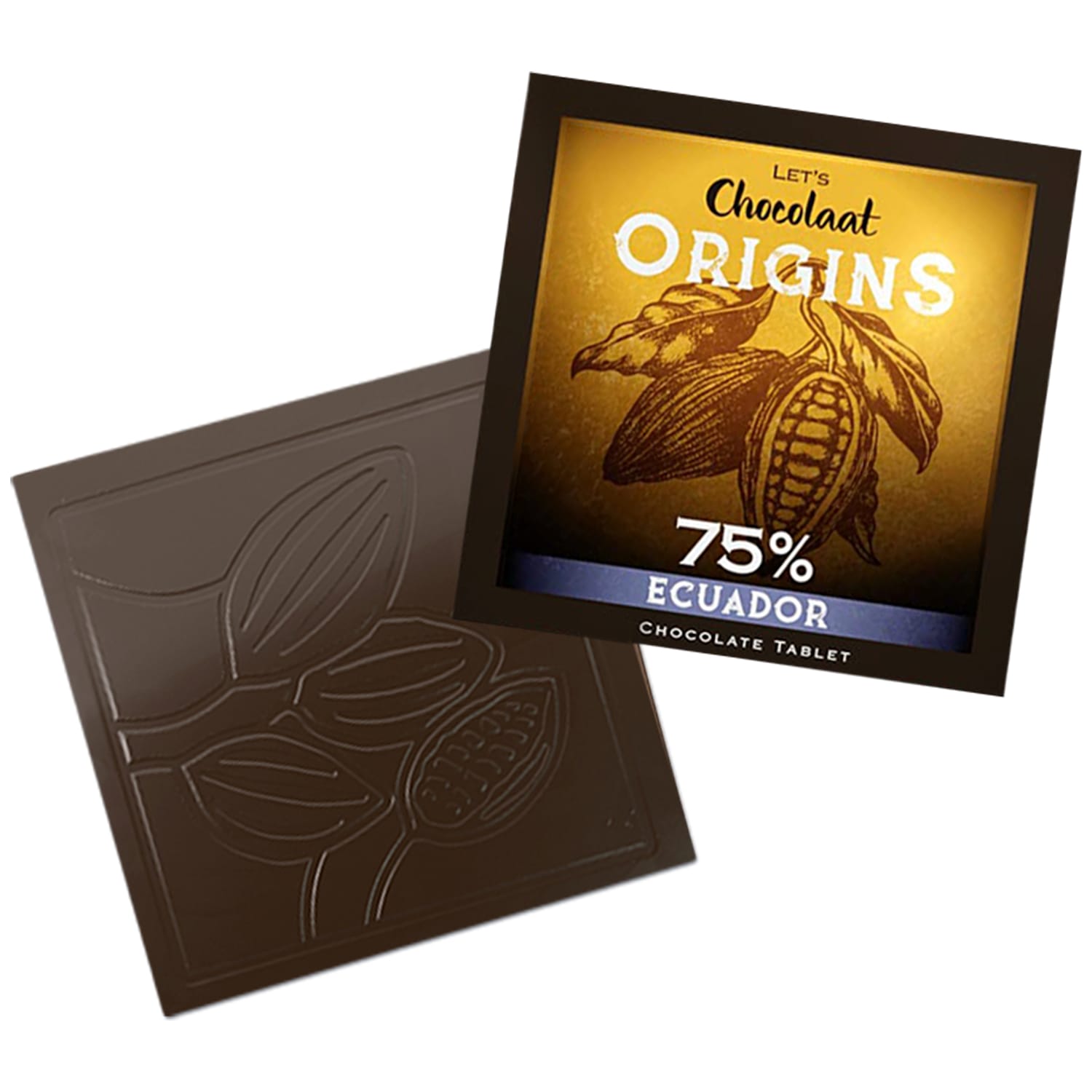 Let's Chocolaat Tableta Origins Ecuador - 75% cacao