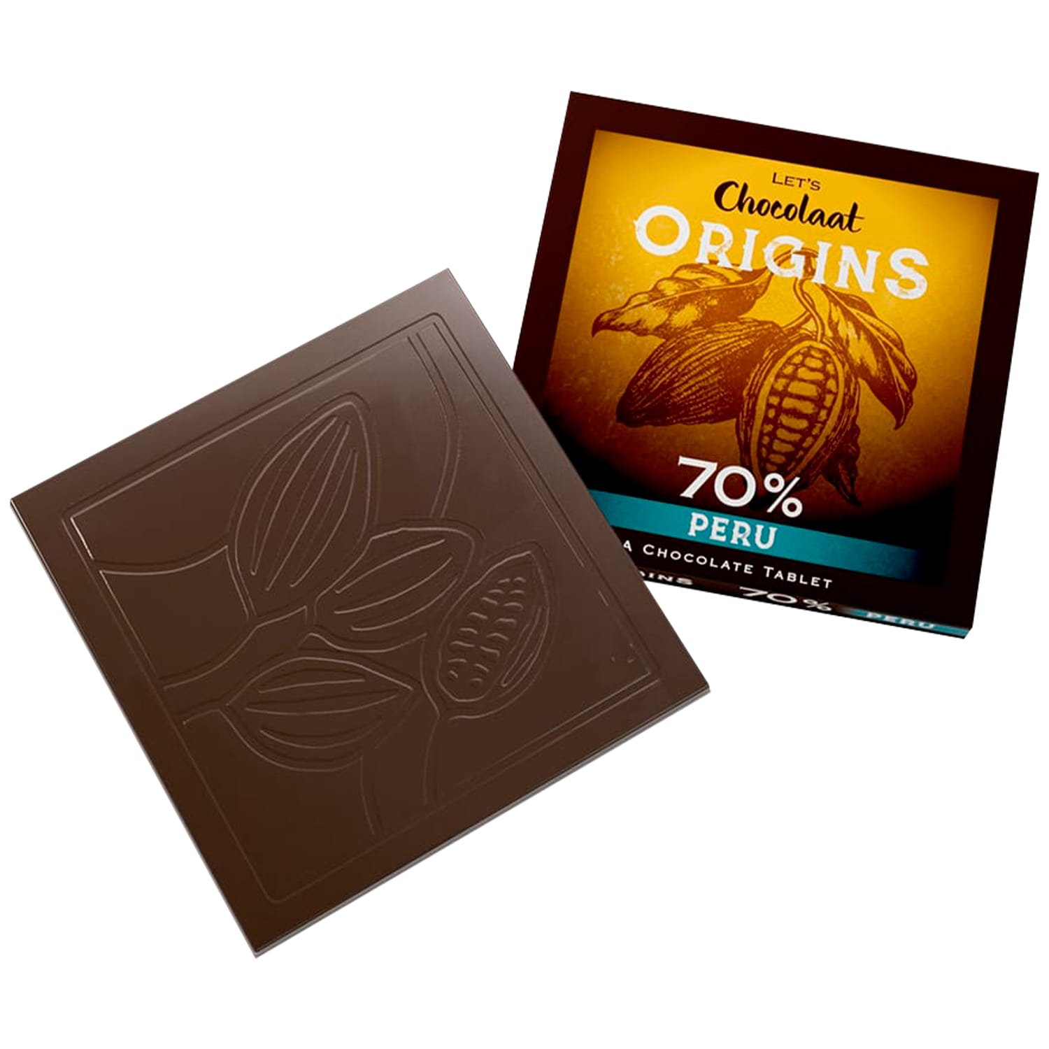 Let's Chocolaat Tableta Origins Perú - 70% cacao