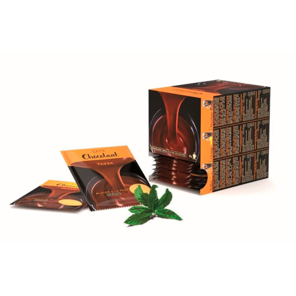 Chocolate a la taza menta - caja 12 sobres