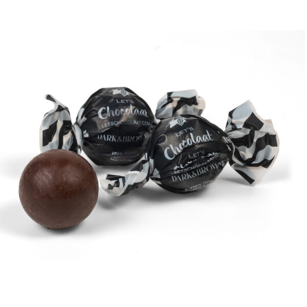 Trufas 55% cacao con crema de brownie (4kg)