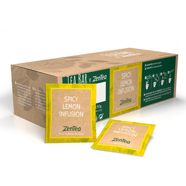 Zentea Infusión Wellness Spicy Lemongrass - 100 sobres