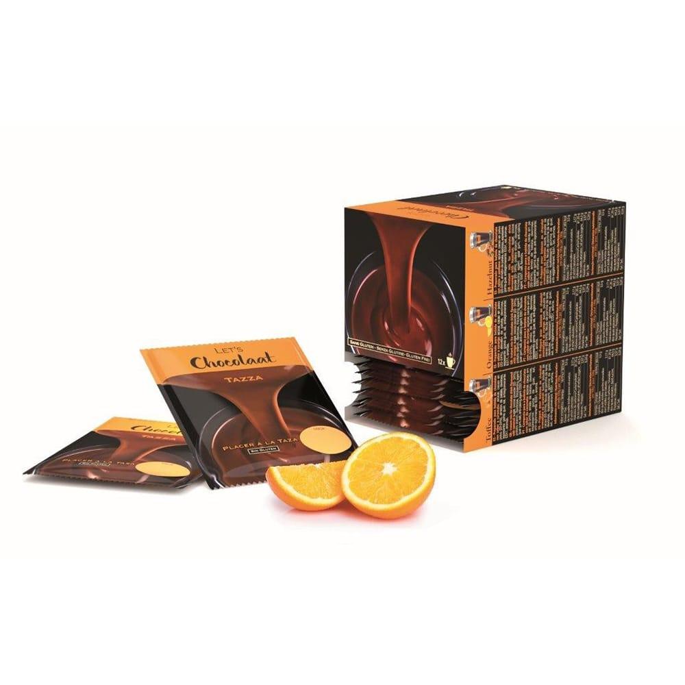 Orange drinking chocolate – box of 12 sachets