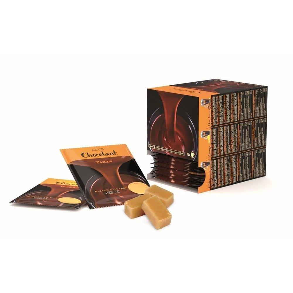 Caramel drinking chocolate – box of 12 sachets