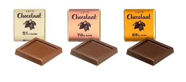 5g 51% Cocoa Chocolate Squares – 1kg Bag
