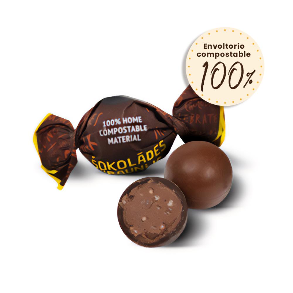 Trufas 55% cacao con crema de brownie (4kg)