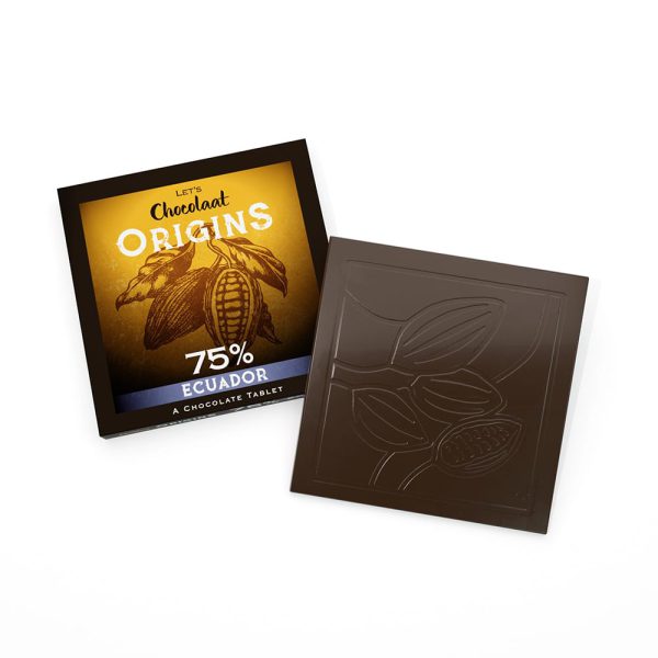 Origins 75% cocoa Ecuador chocolate bar