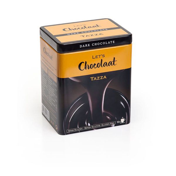 Dark drinking chocolate – premium tin with 10 sachets
