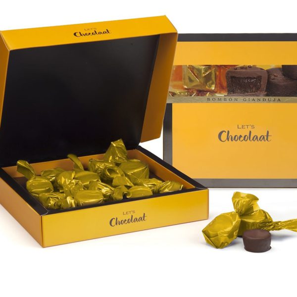 150g box of Gianduja praline chocolates