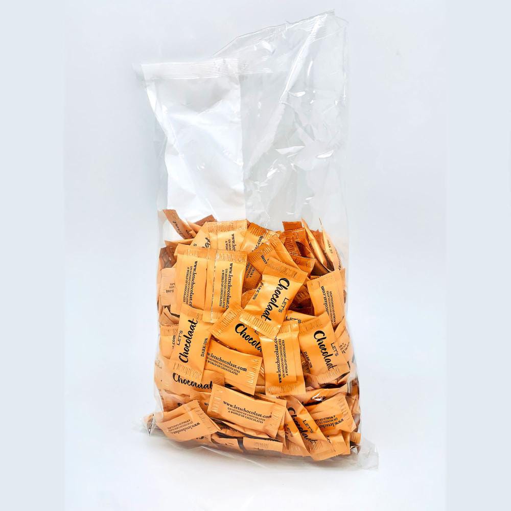 72% Cocoa Mini Chocolate Bars – 1 kg Bulk Bag