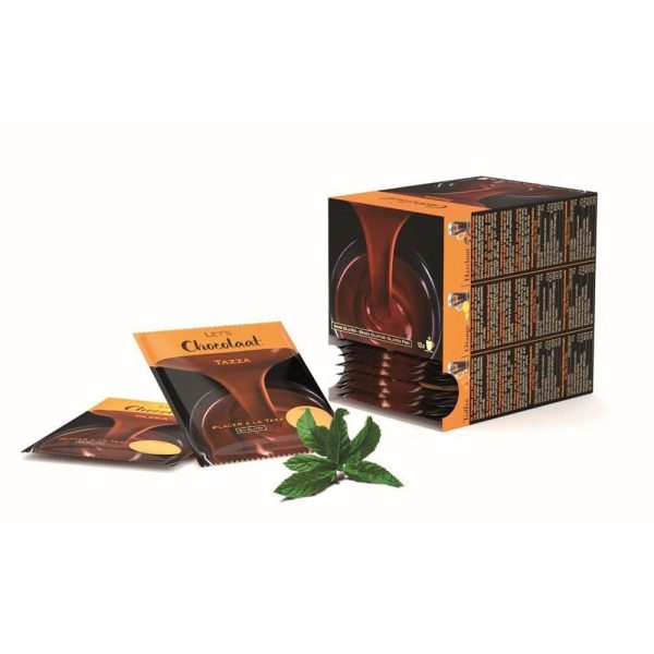 Mint drinking chocolate – box of 12 sachets