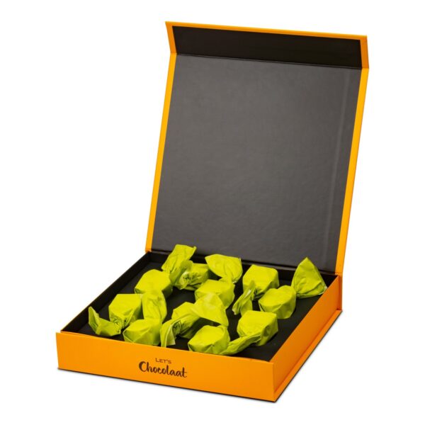 Estuche 150gr Bombón Praliné Pistacho